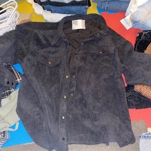 Corduroy button up shirt